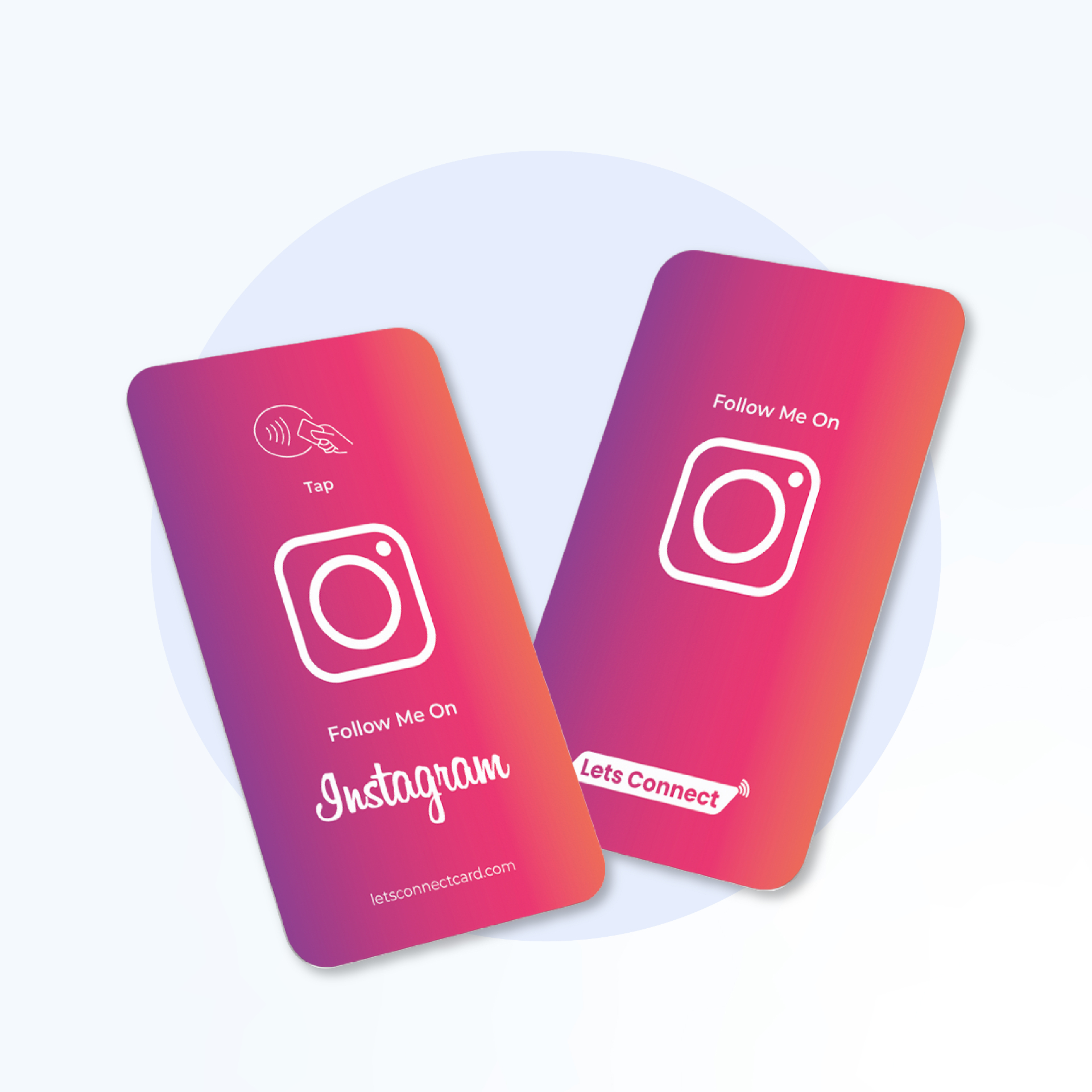 Minimal Instagram NFC business card